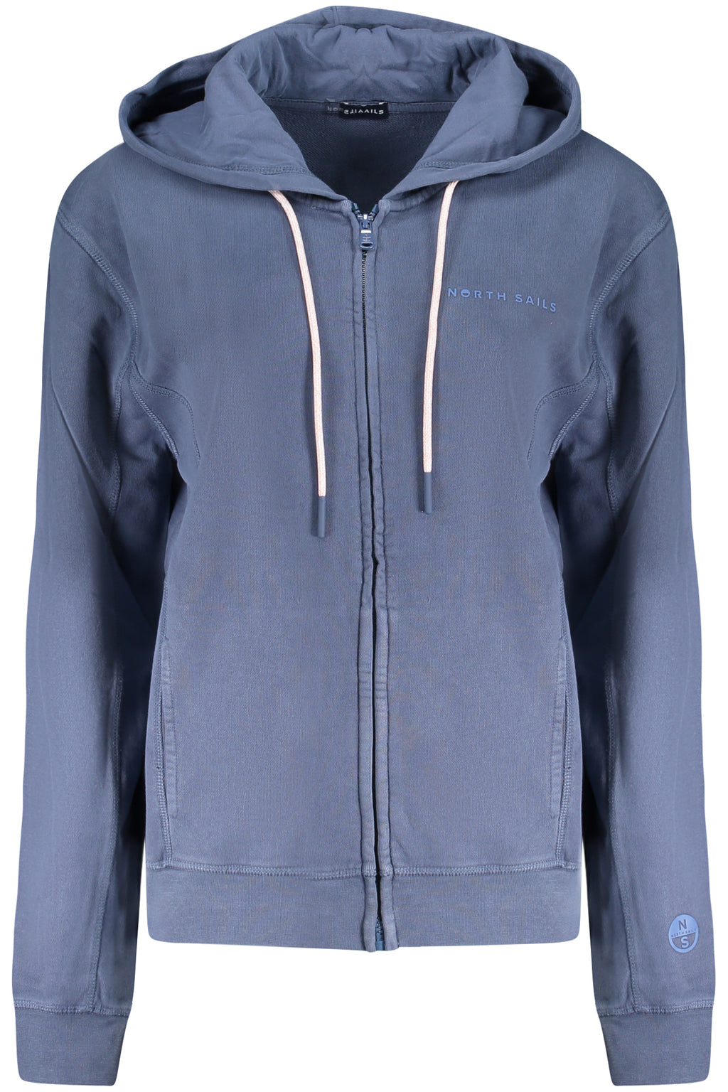 NORTH SAILS WOMEN'S BLUE ZIP-UP SWEATSHIRT 