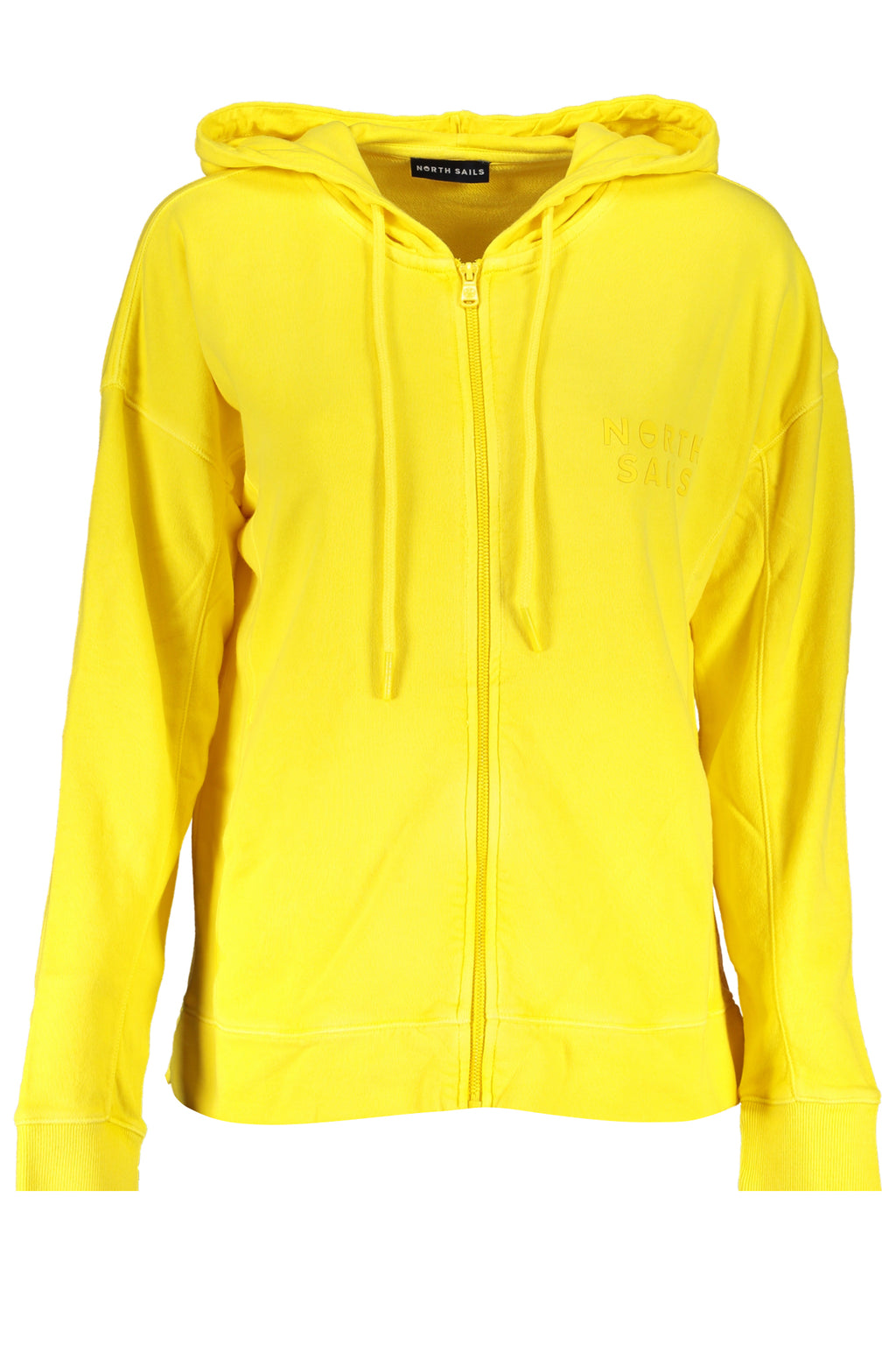 NORTH SAILS WOMEN'S YELLOW ZIP-UP SWEATSHIRT 