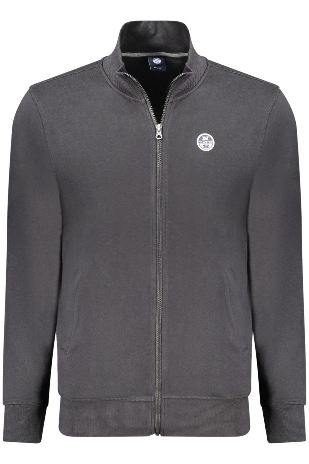 SUDADERA NEGRA CON CREMALLERA PARA HOMBRE NORTH SAILS 