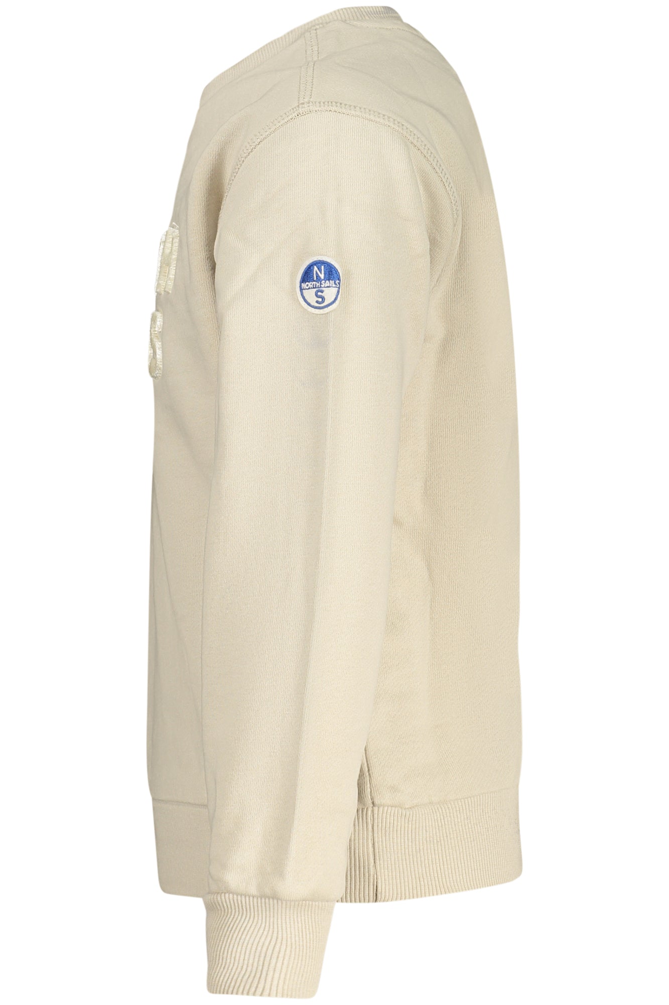 SUDADERA CON CREMALLERA PARA NIÑOS NORTH SAILS, BEIGE 