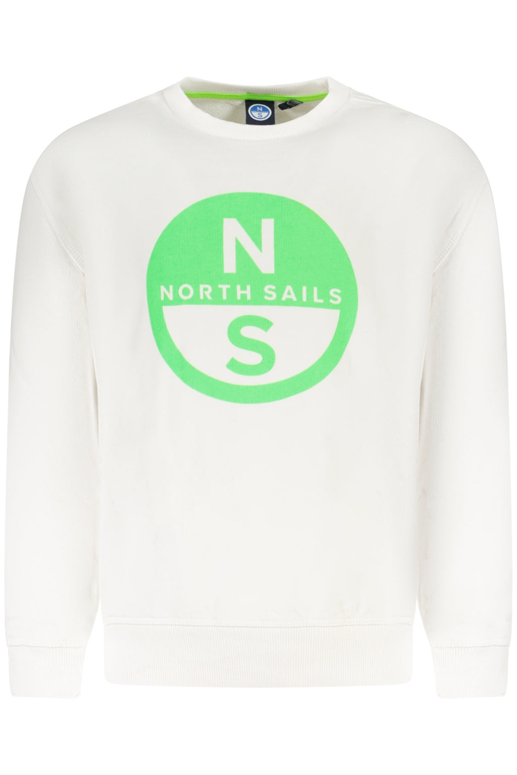 NORTH SAILS CHILDREN'S ZIP-UP SWEATSHIRT, WHITE 