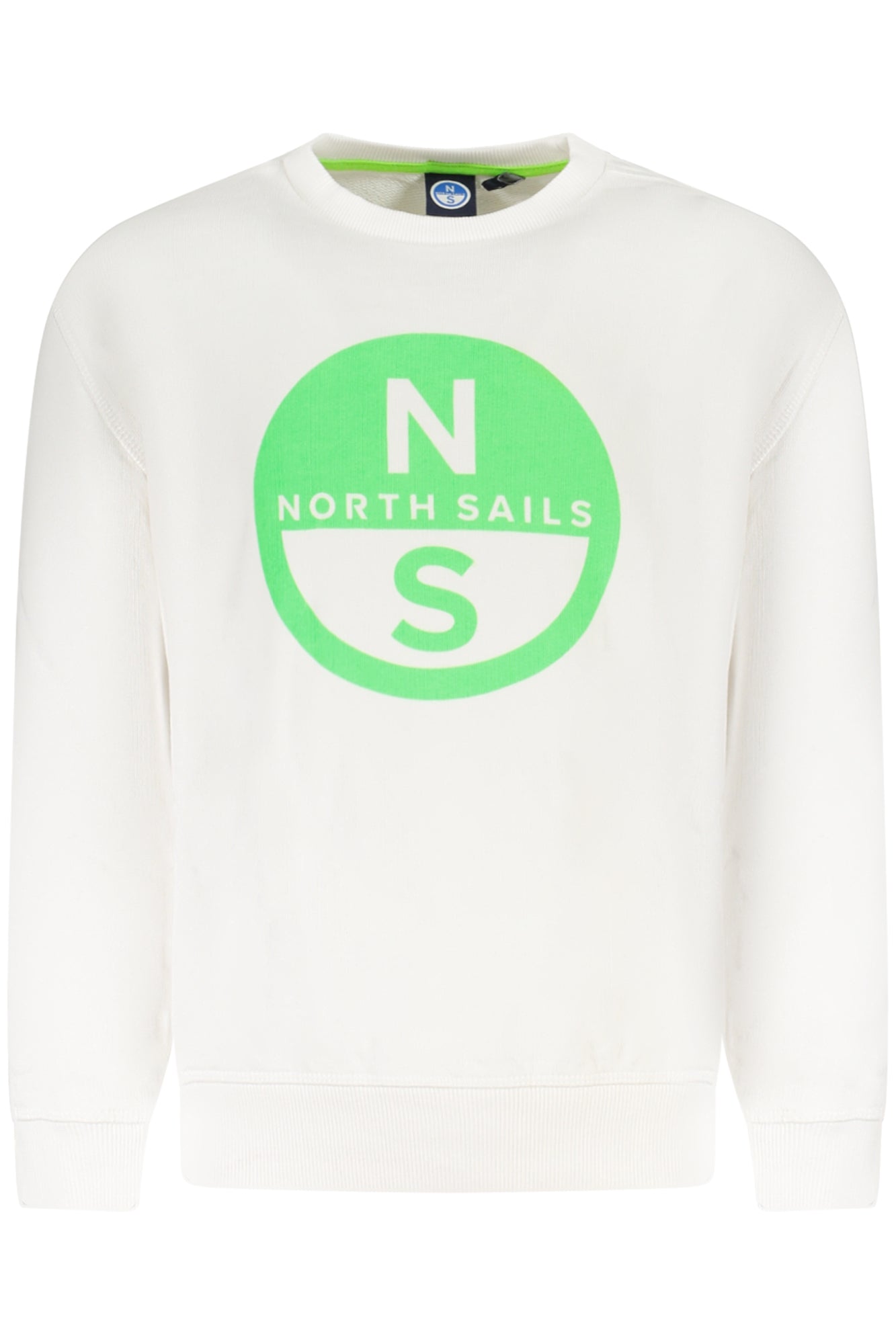 NORTH SAILS CHILDREN'S ZIP-UP SWEATSHIRT, WHITE 