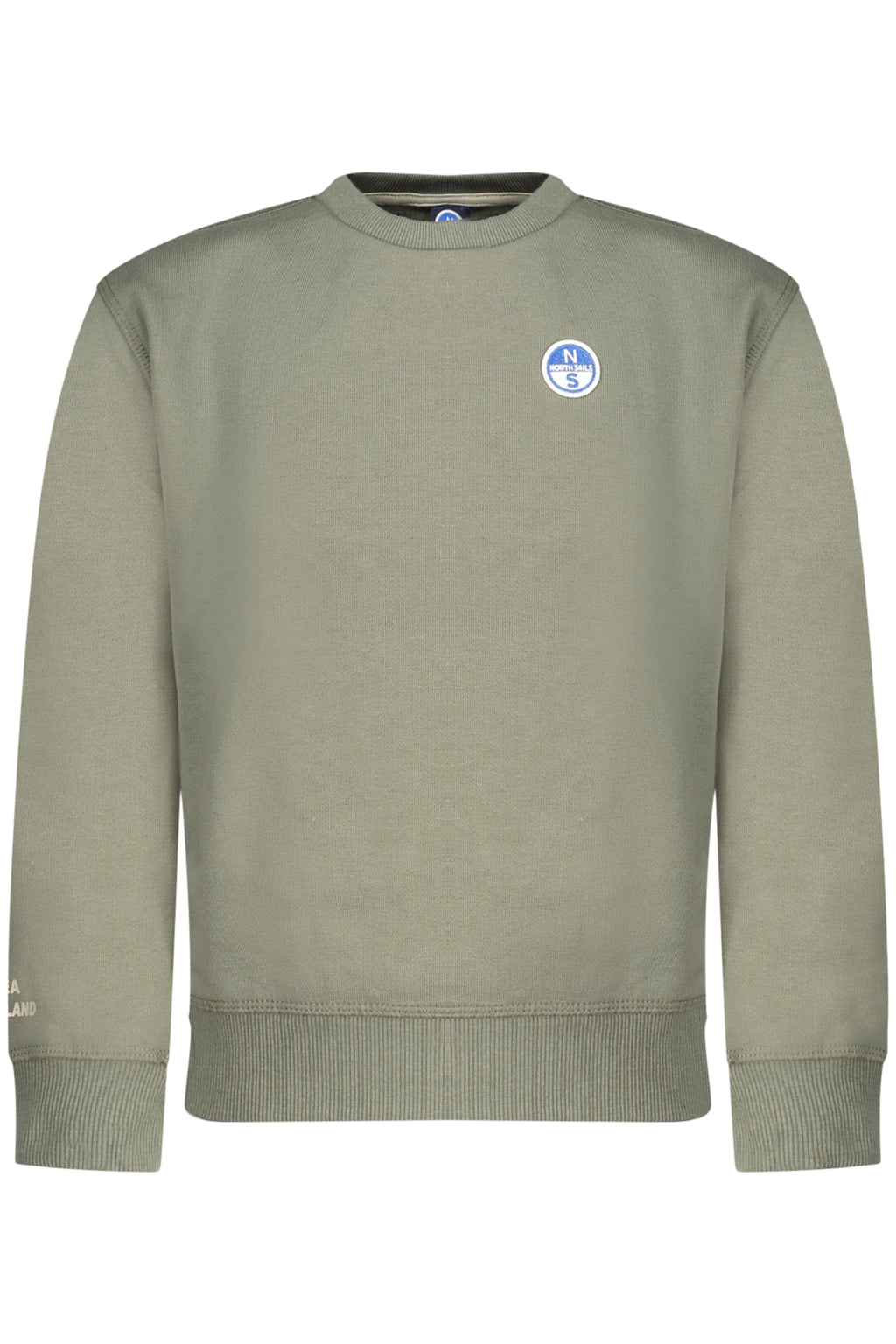 SUDADERA CON CREMALLERA PARA NIÑOS NORTH SAILS, VERDE 