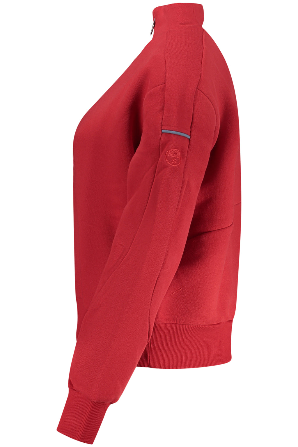 SUDADERA ROJA CON CREMALLERA NORTH SAILS PARA MUJER 