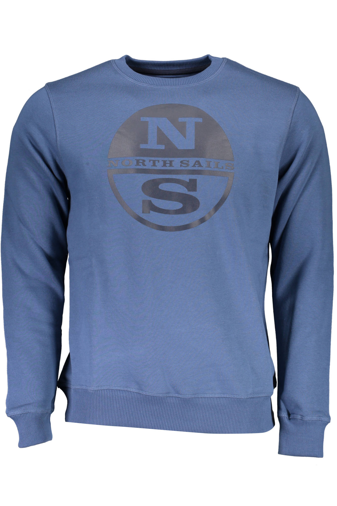 NORTH SAILS MEN'S BLUE ZIP-UP SWEATSHIRT 
