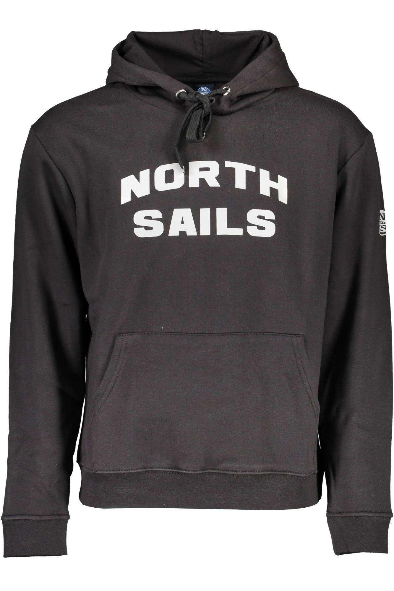NORTH SAILS MEN'S BLACK ZIP-UP SWEATSHIRT 