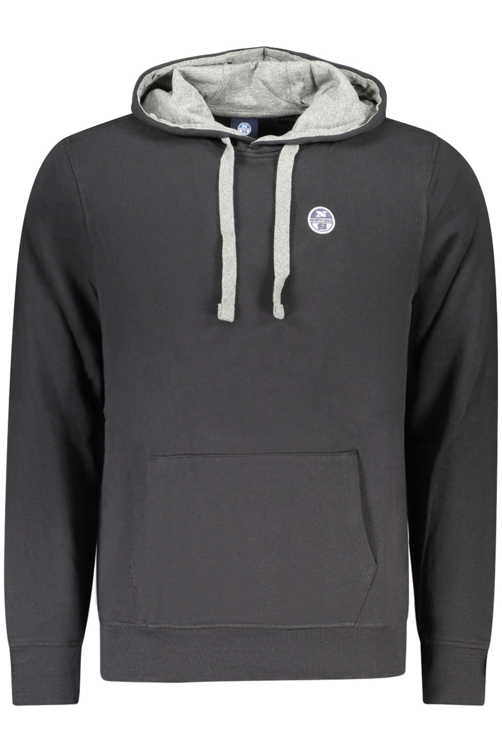 SUDADERA NEGRA CON CREMALLERA PARA HOMBRE NORTH SAILS 