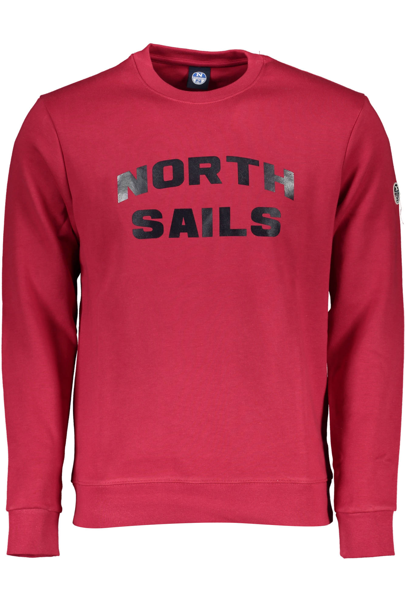 NORTH SAILS MEN'S RED ZIP-UP SWEATSHIRT 