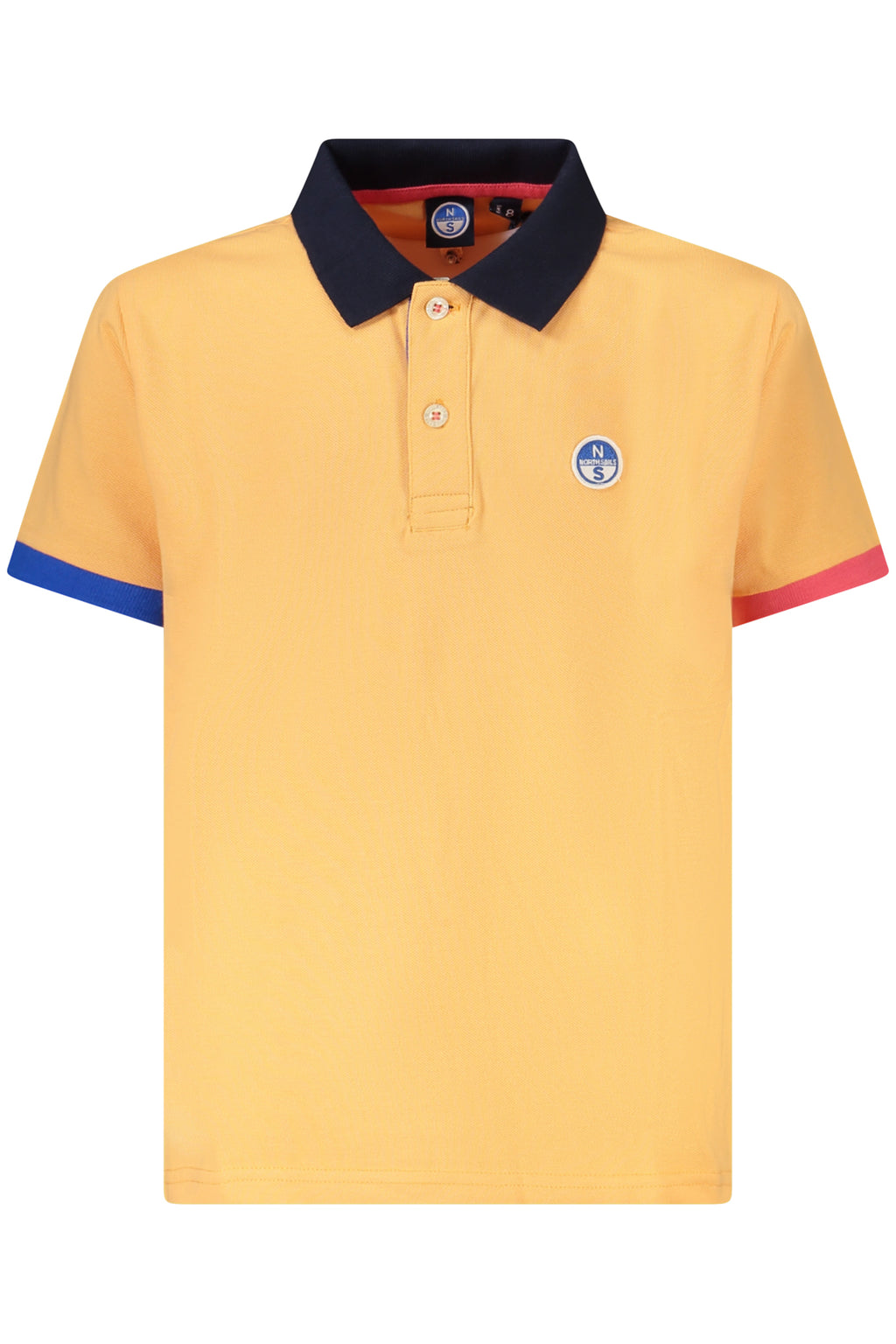 POLO DE MANGA CORTA PARA NIÑOS NORTH SAILS, NARANJA 