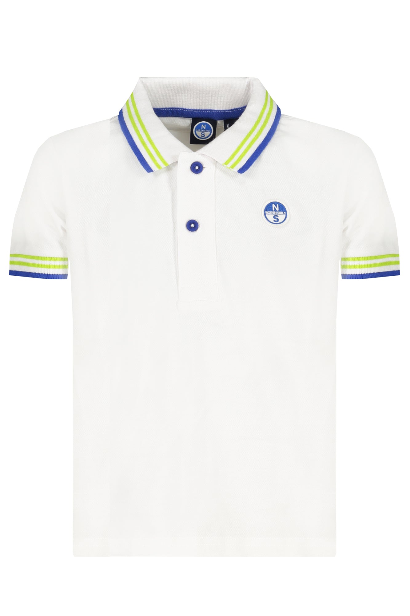 POLO DE MANGA CORTA PARA NIÑOS NORTH SAILS, BLANCO 