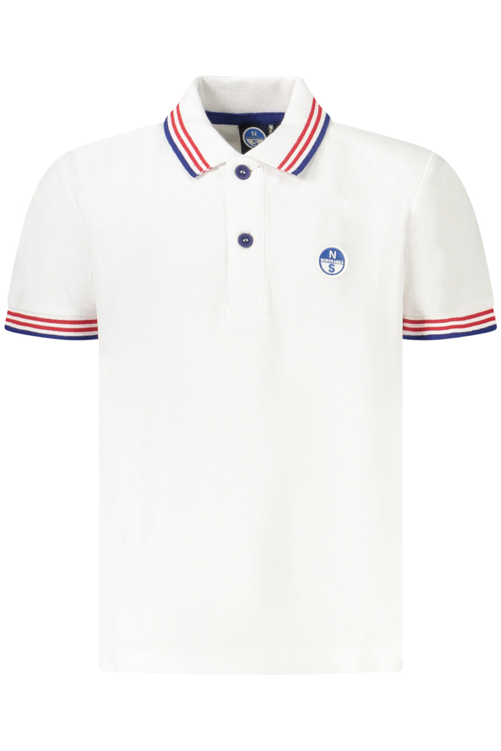 POLO DE MANGA CORTA PARA NIÑOS NORTH SAILS, BLANCO 