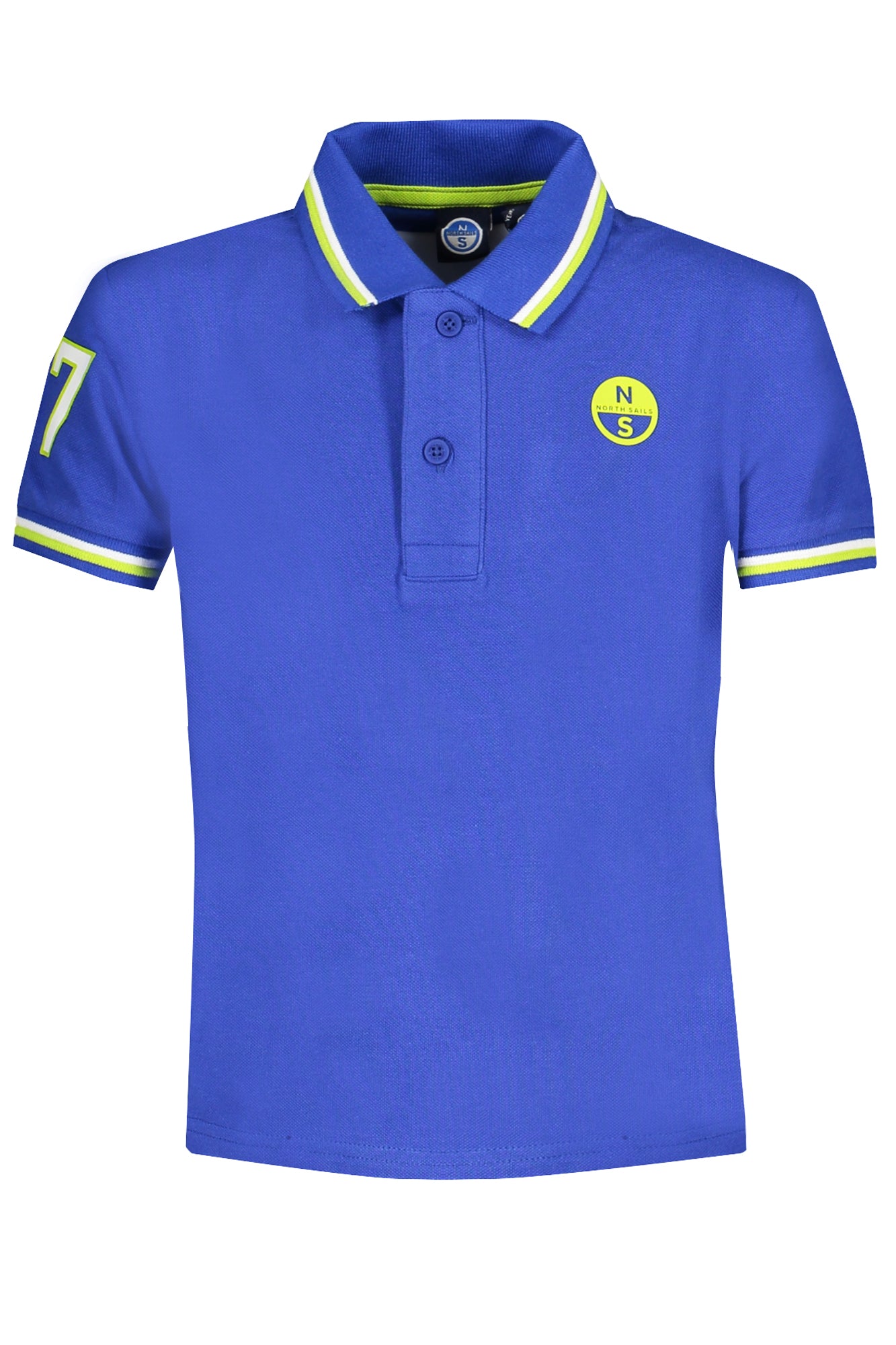 POLO DE MANGA CORTA PARA NIÑOS NORTH SAILS, AZUL 