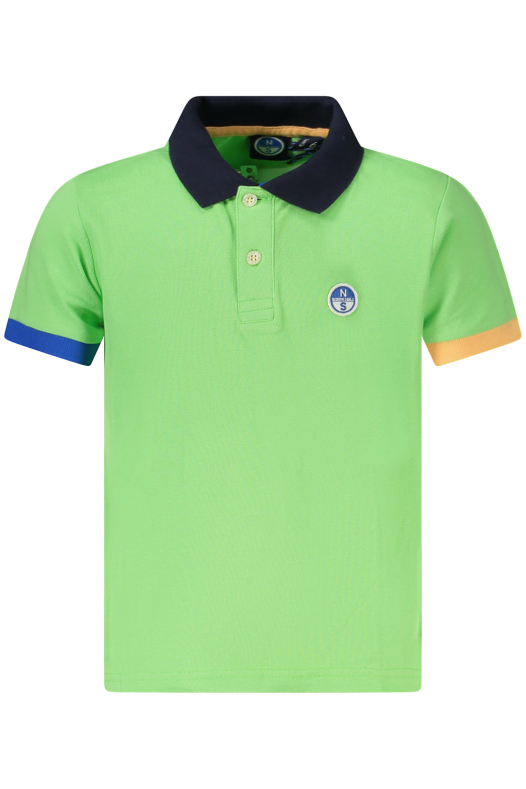 POLO DE MANGA CORTA PARA NIÑOS NORTH SAILS, VERDE 