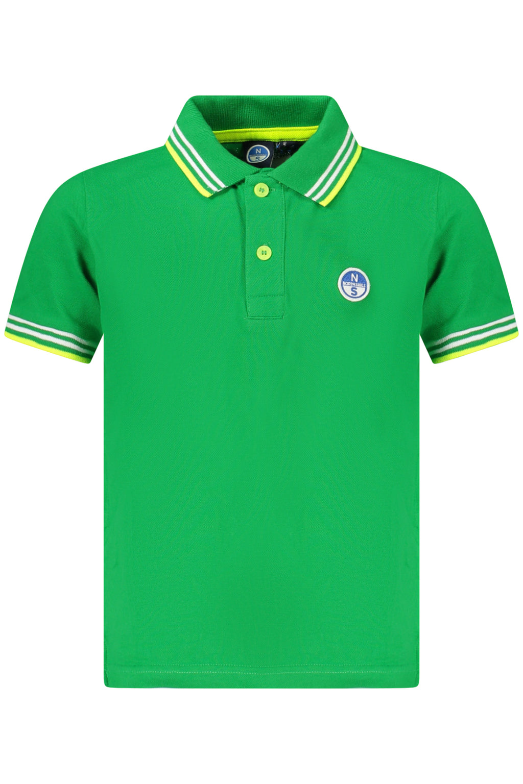POLO DE MANGA CORTA PARA NIÑOS NORTH SAILS, VERDE 