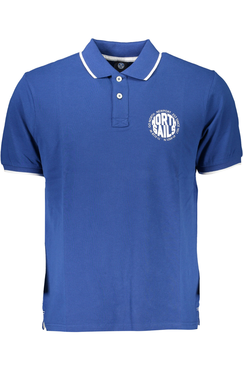 POLO DE MANGA CORTA NORTH SAILS PARA HOMBRE, AZUL 