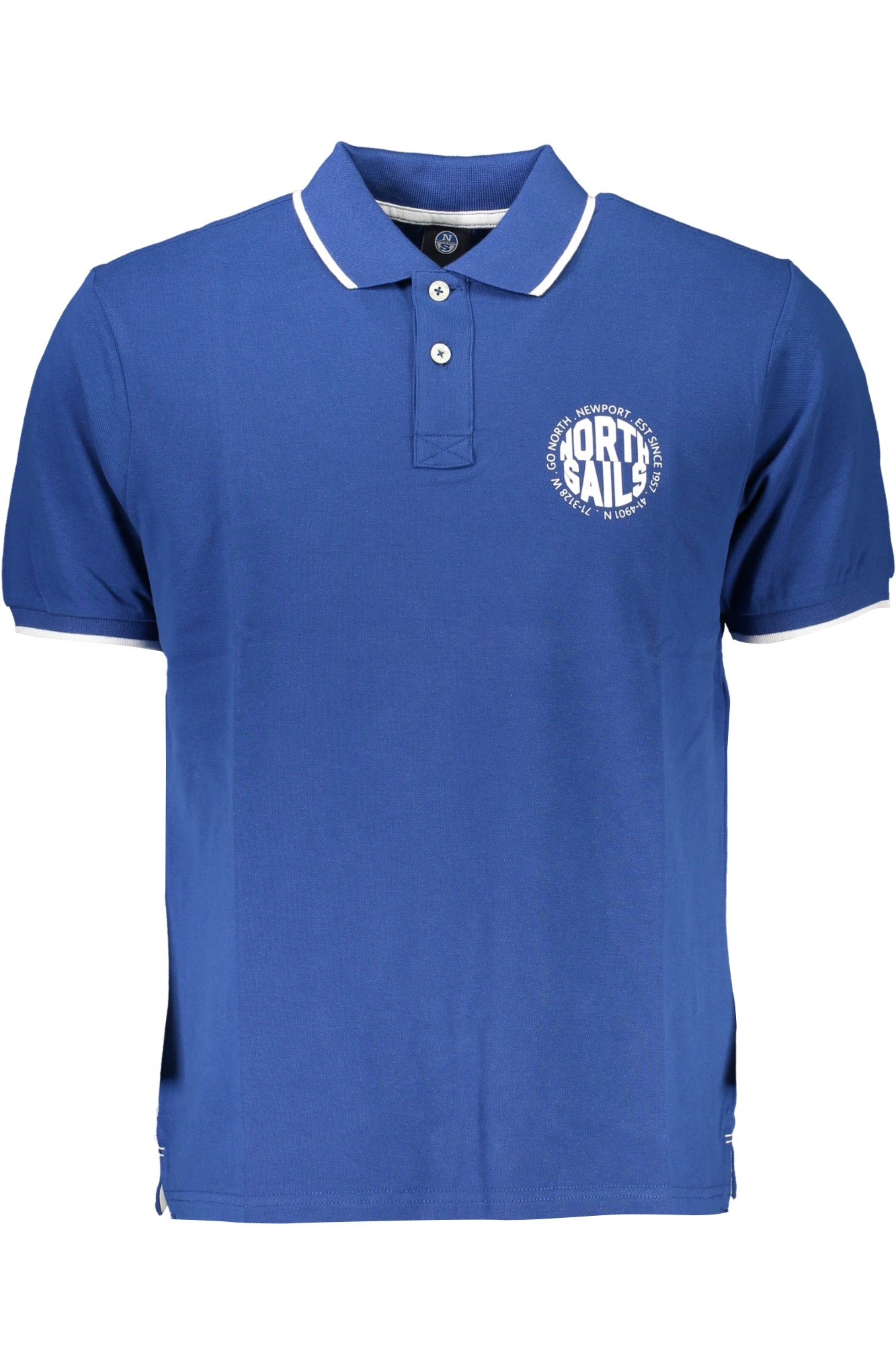 POLO DE MANGA CORTA NORTH SAILS PARA HOMBRE, AZUL 