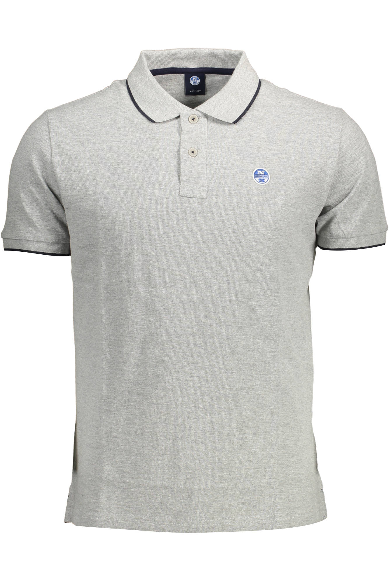 POLO DE MANGA CORTA NORTH SAILS PARA HOMBRE, GRIS 