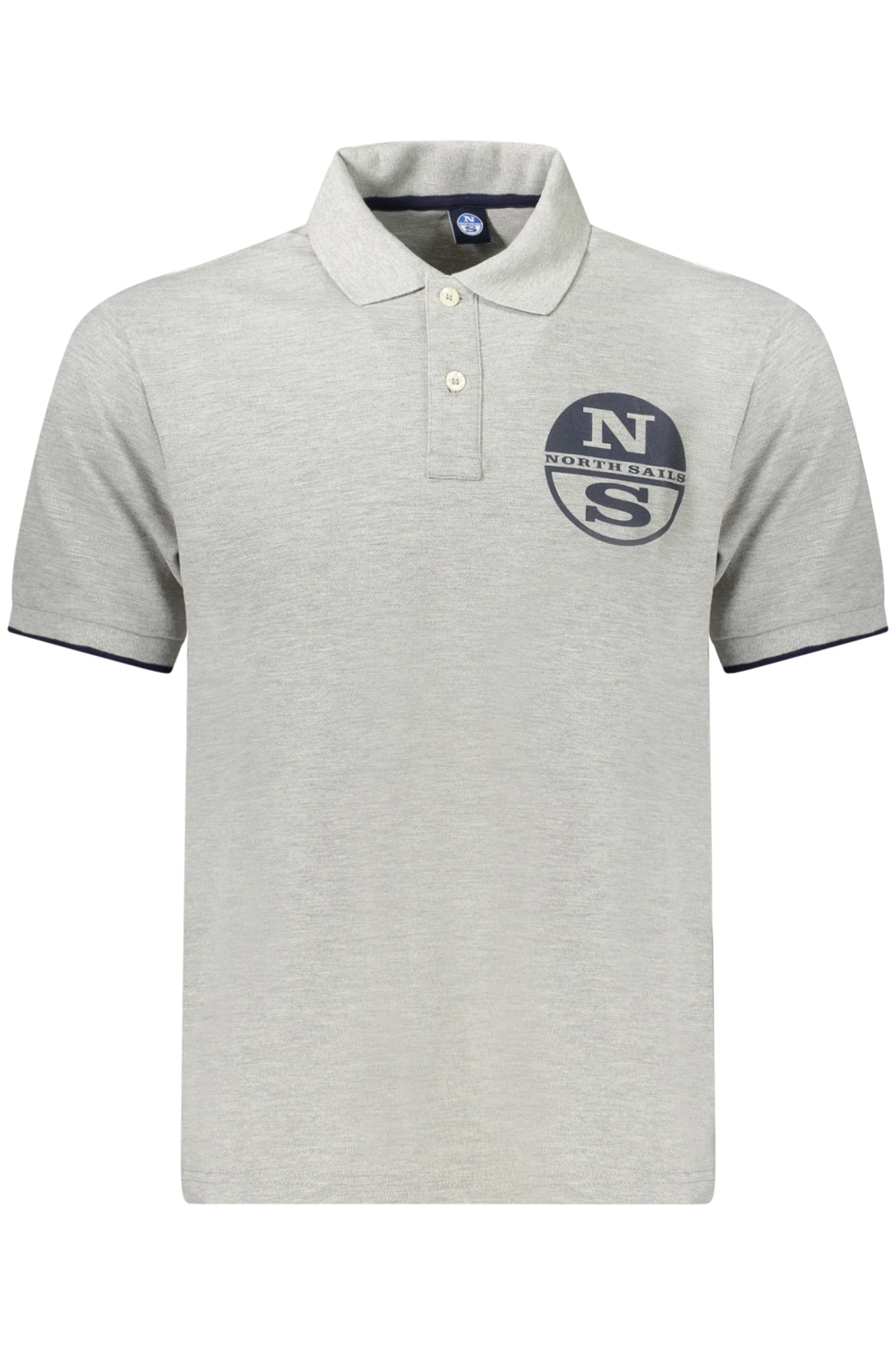 POLO DE MANGA CORTA NORTH SAILS PARA HOMBRE, GRIS 