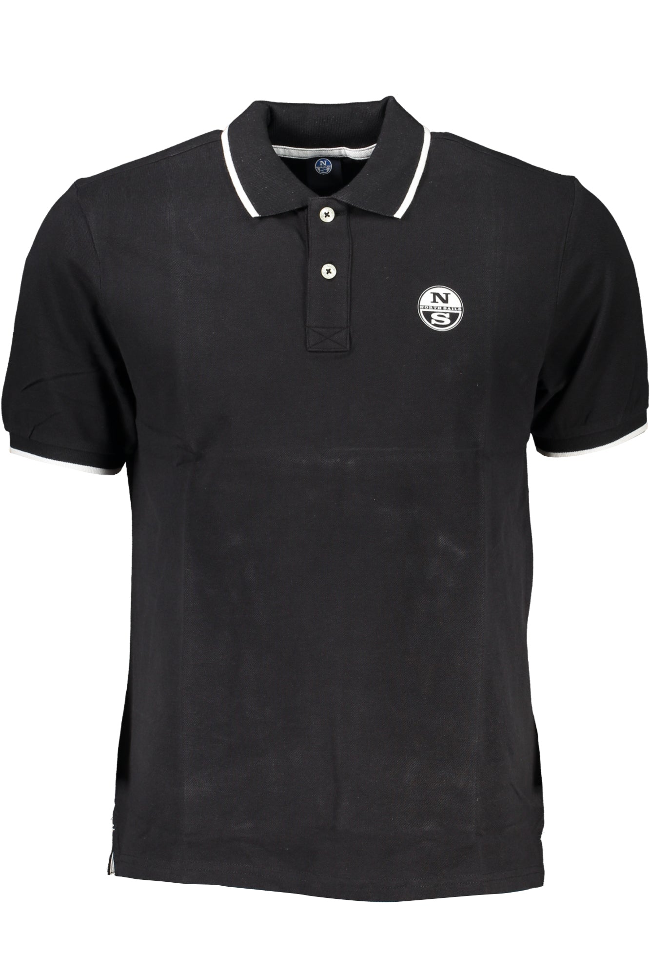 POLO DE MANGA CORTA PARA HOMBRE NORTH SAILS, NEGRO 