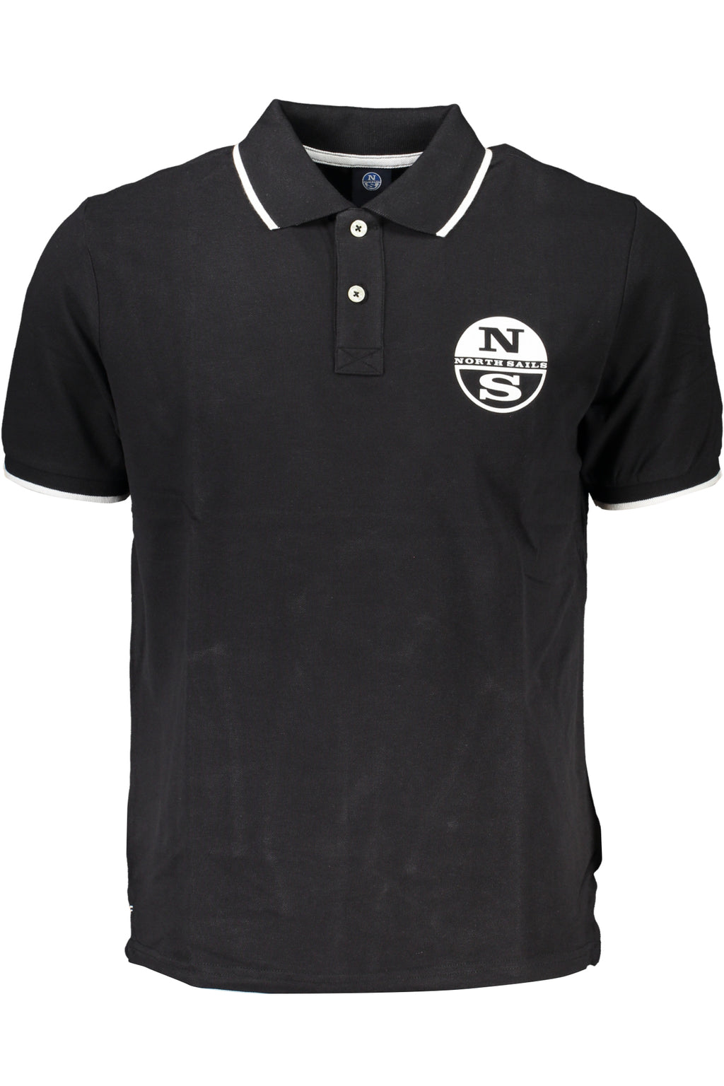 POLO DE MANGA CORTA PARA HOMBRE NORTH SAILS, NEGRO 