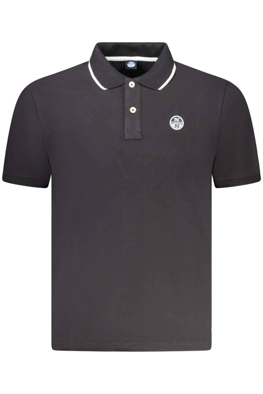 POLO DE MANGA CORTA PARA HOMBRE NORTH SAILS, NEGRO 