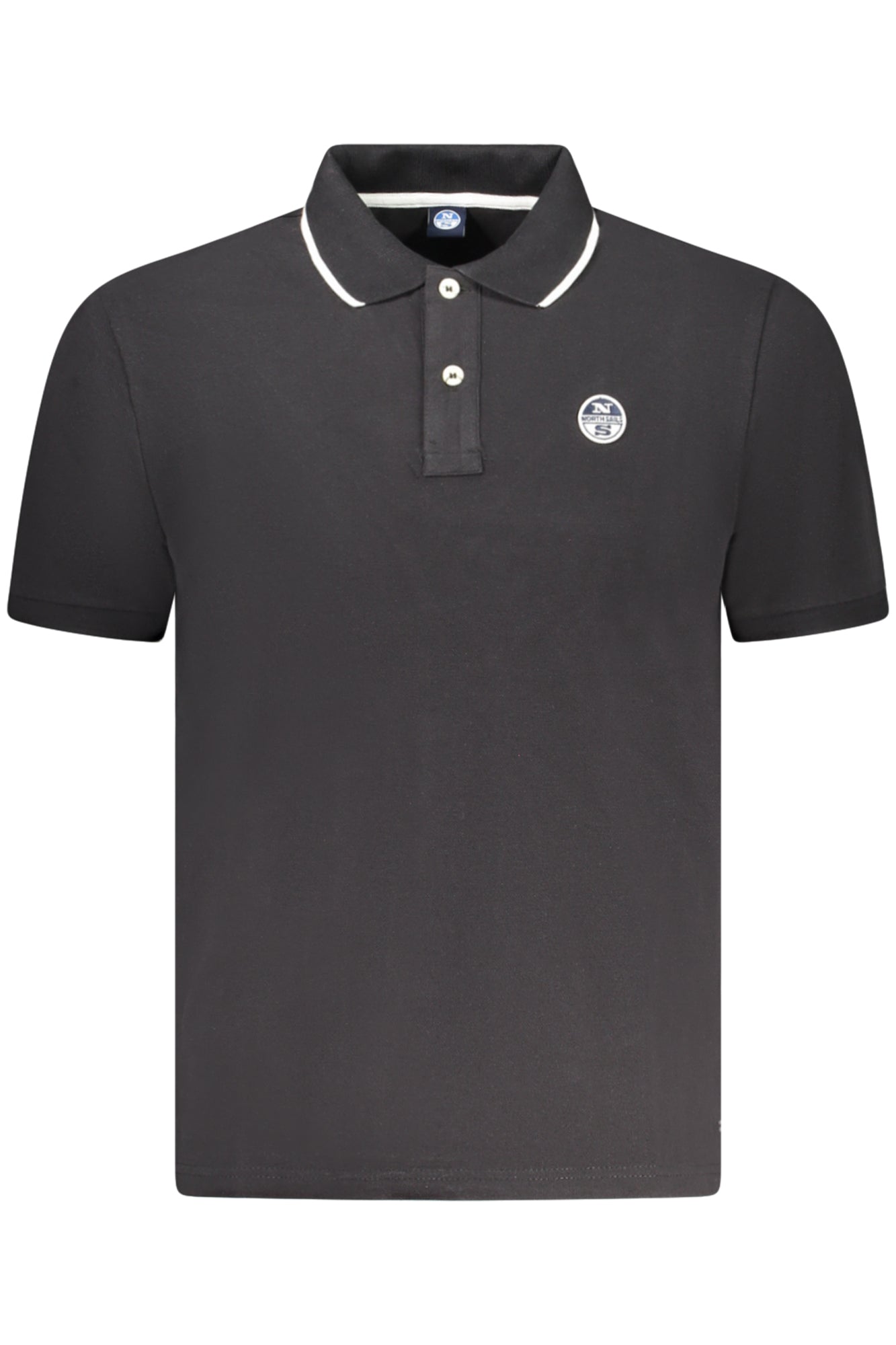 POLO DE MANGA CORTA PARA HOMBRE NORTH SAILS, NEGRO 