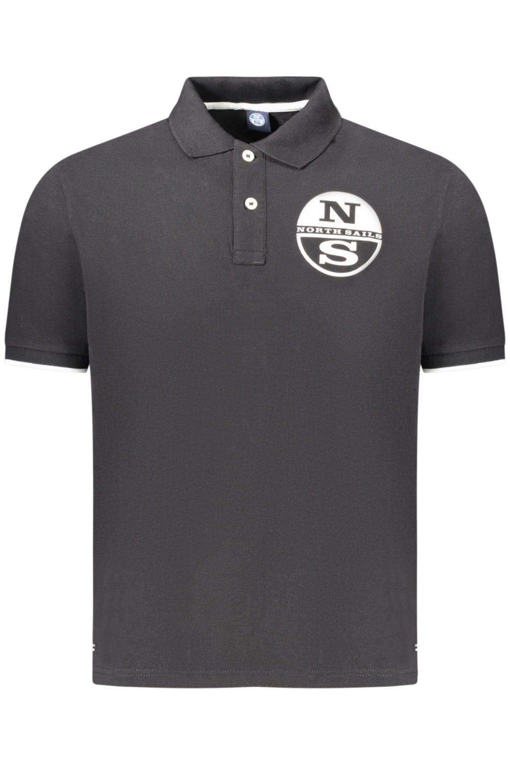 POLO DE MANGA CORTA PARA HOMBRE NORTH SAILS, NEGRO 