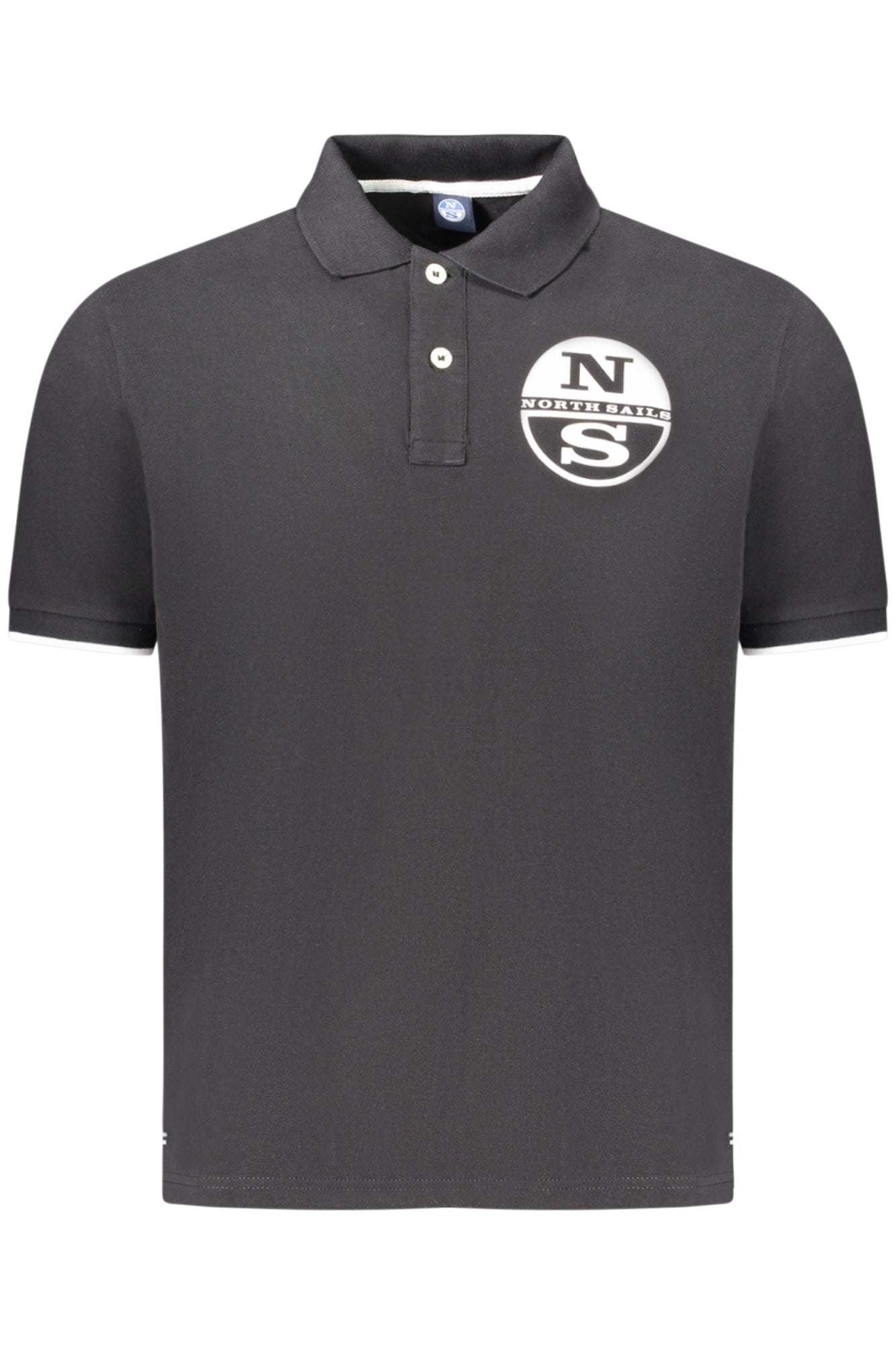 POLO DE MANGA CORTA PARA HOMBRE NORTH SAILS, NEGRO 