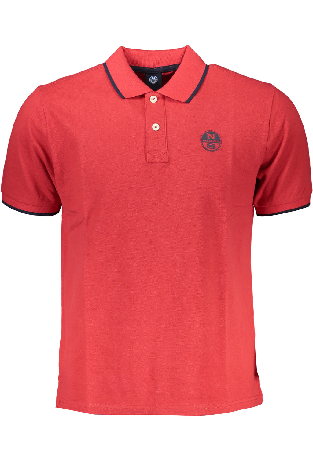 POLO DE MANGA CORTA PARA HOMBRE NORTH SAILS, ROJO 