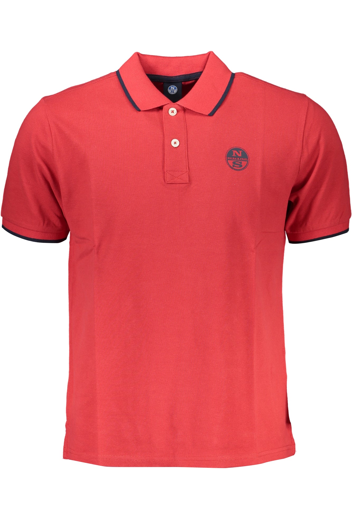 POLO DE MANGA CORTA PARA HOMBRE NORTH SAILS, ROJO 