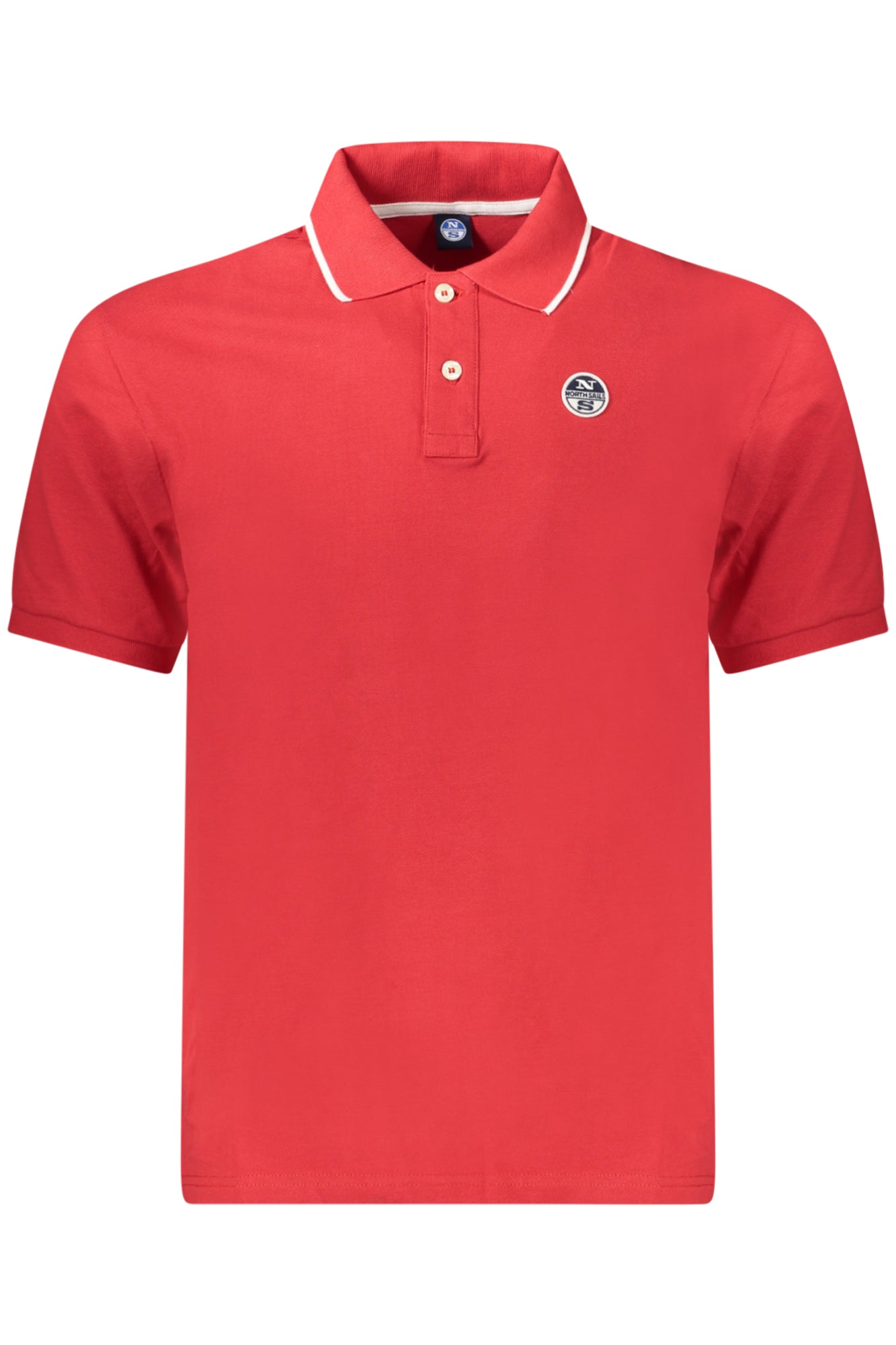 POLO DE MANGA CORTA PARA HOMBRE NORTH SAILS, ROJO 