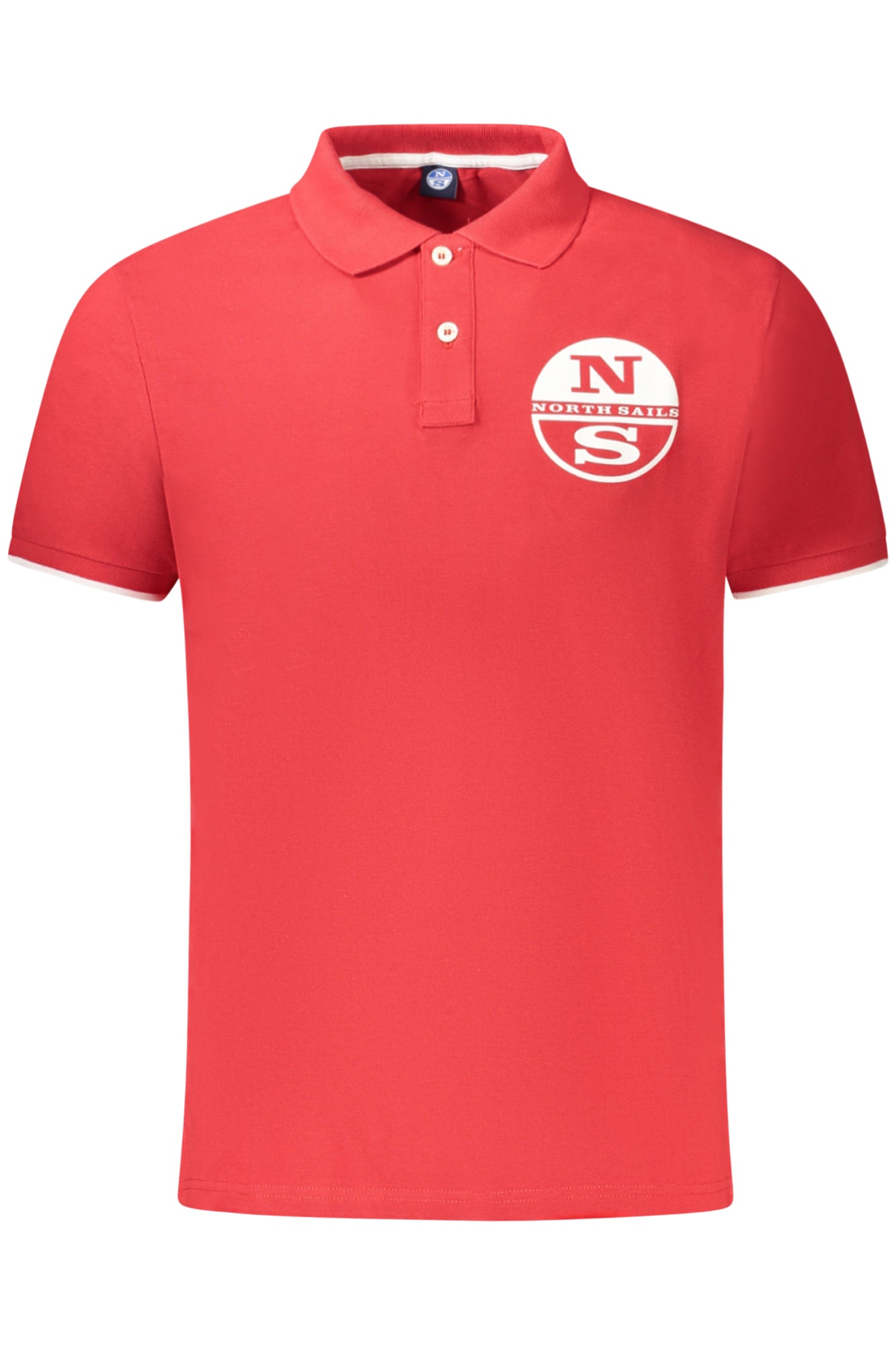 POLO DE MANGA CORTA PARA HOMBRE NORTH SAILS, ROJO 