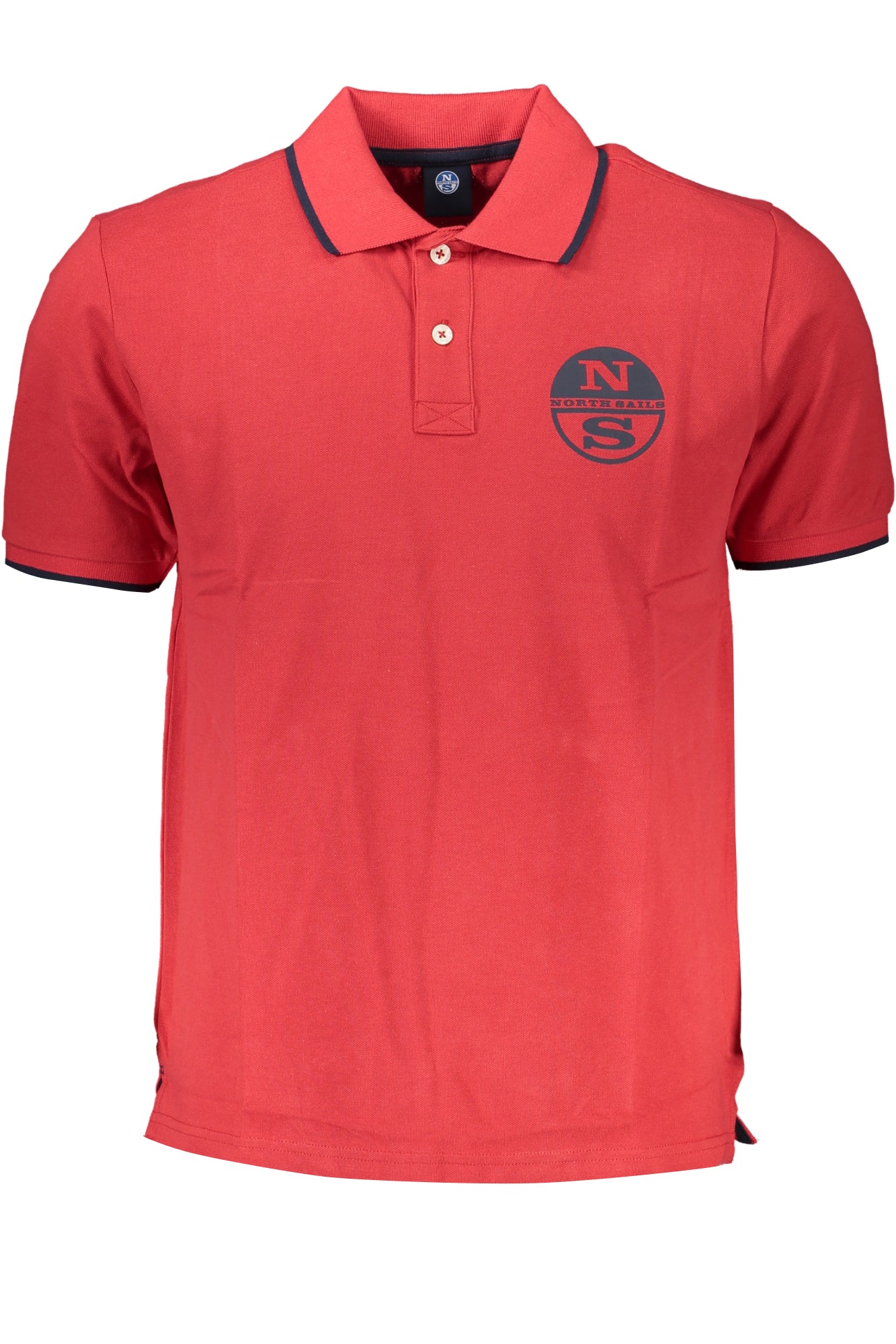 POLO DE MANGA CORTA PARA HOMBRE NORTH SAILS, ROJO 