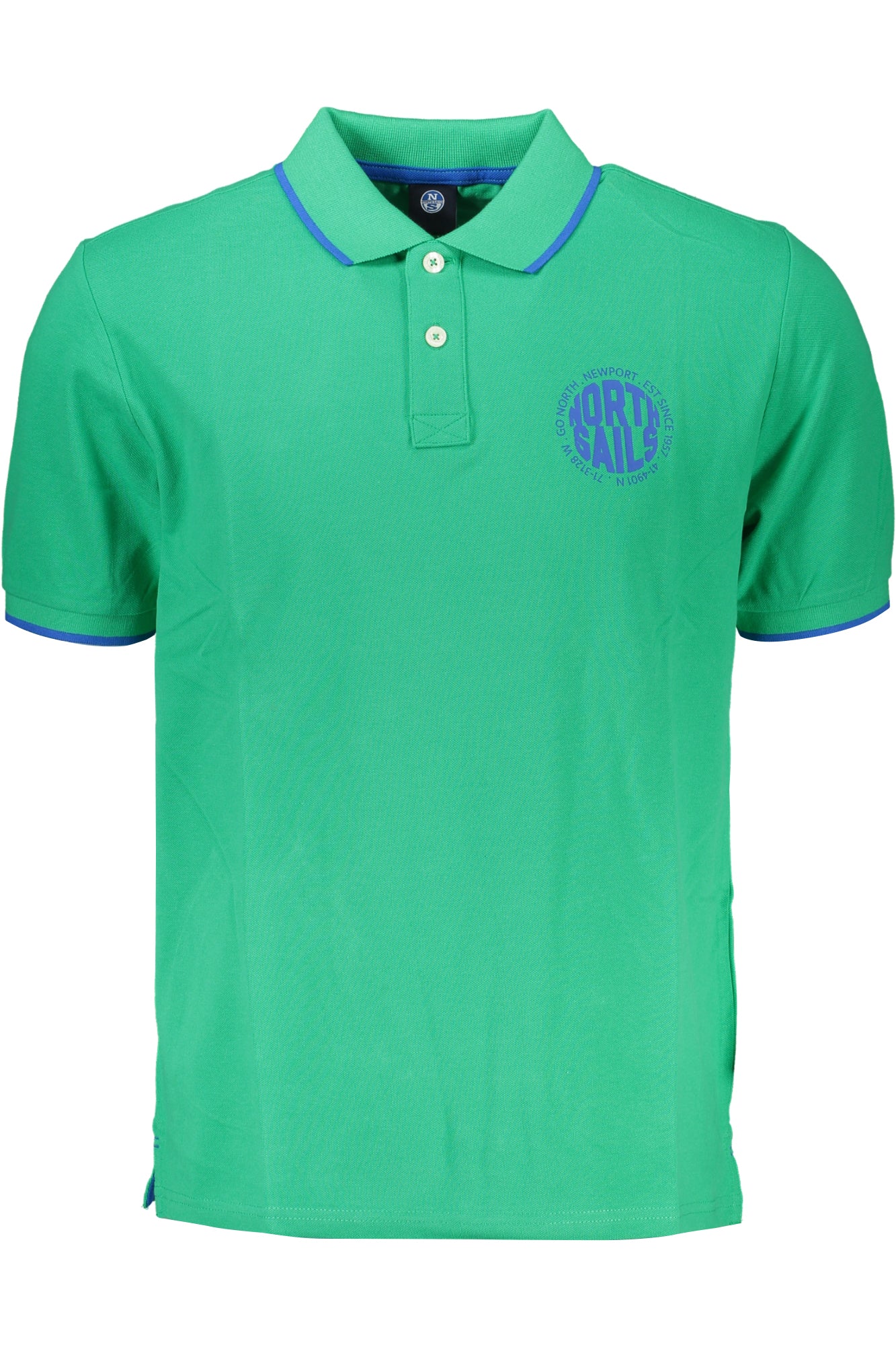 POLO DE MANGA CORTA PARA HOMBRE NORTH SAILS, VERDE 