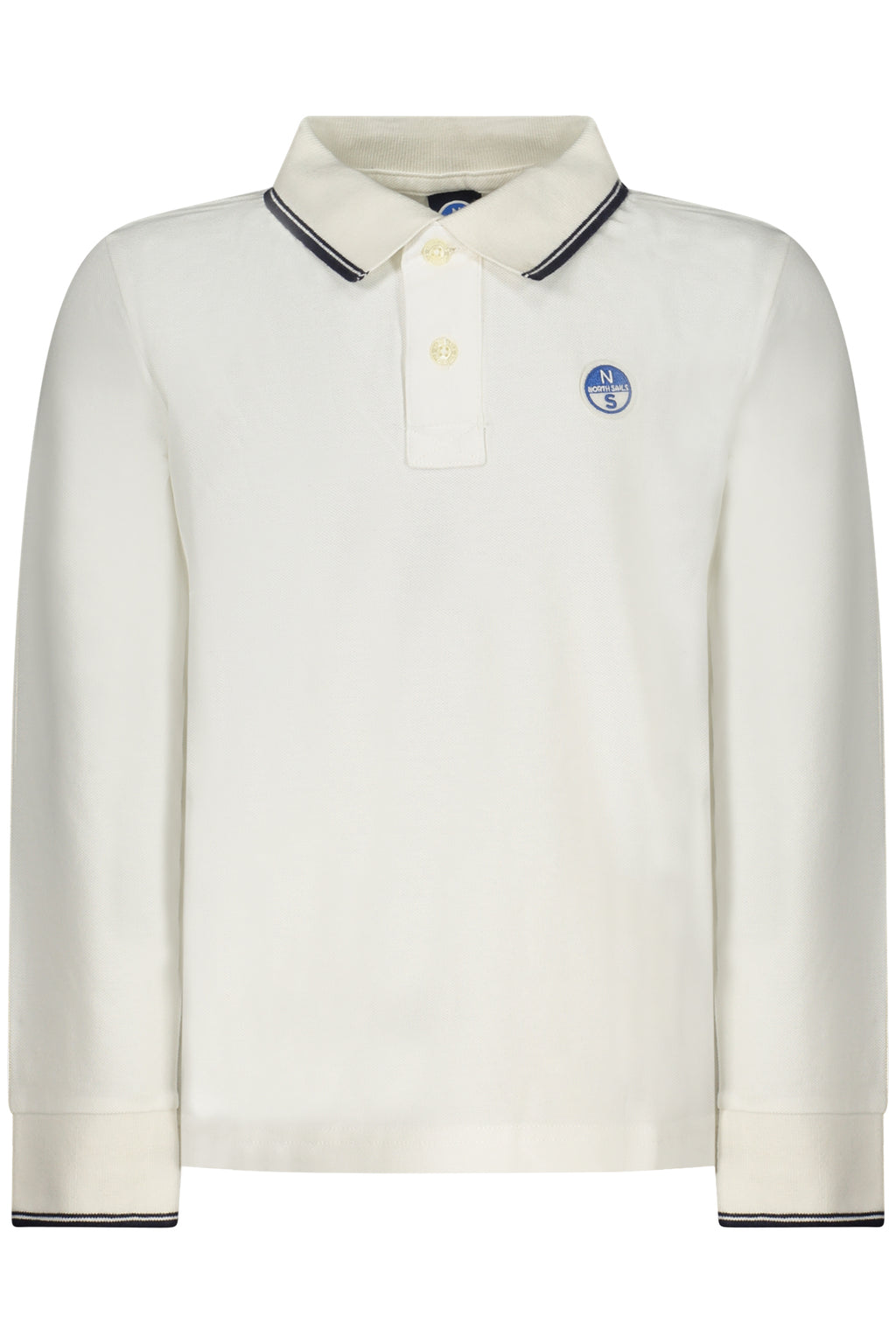 POLO DE MANGA LARGA NORTH SAILS PARA NIÑOS, BLANCO 