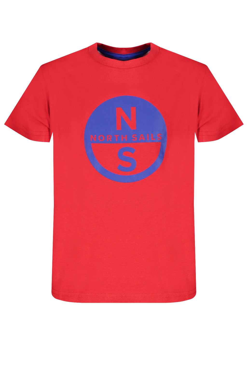 CAMISETA DE MANGA CORTA PARA NIÑOS NORTH SAILS, ROJA 