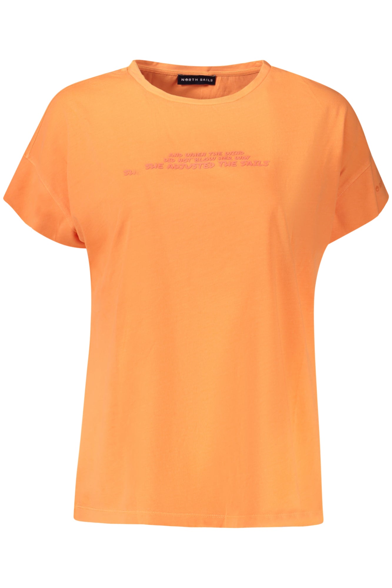 CAMISETA DE MANGA CORTA NORTH SAILS PARA MUJER NARANJA 