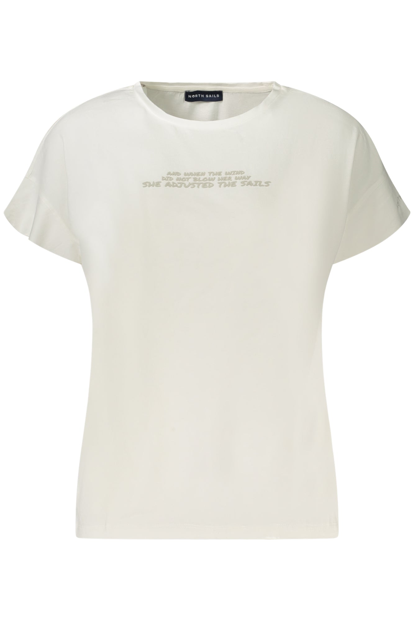 CAMISETA DE MANGA CORTA NORTH SAILS MUJER BLANCA 