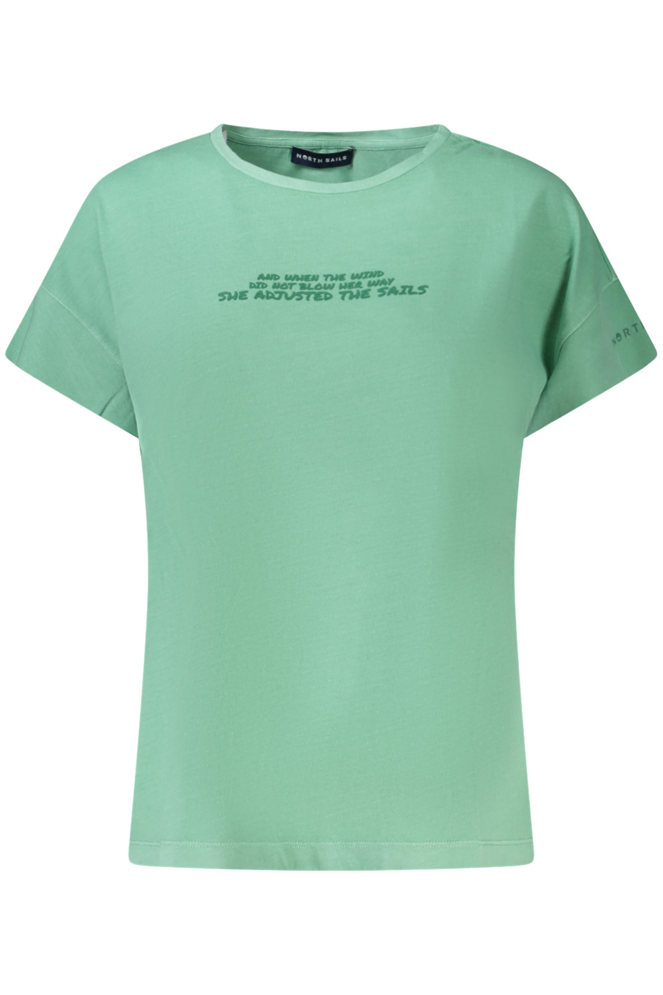 CAMISETA DE MANGA CORTA NORTH SAILS VERDE PARA MUJER 