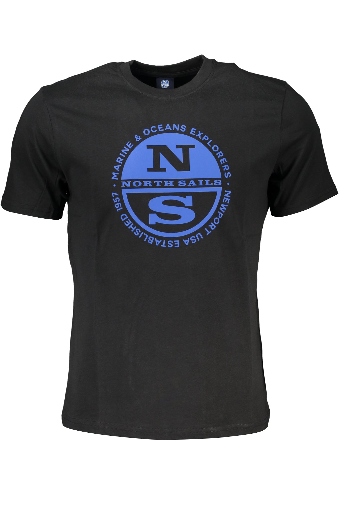 CAMISETA DE MANGA CORTA NORTH SAILS PARA HOMBRE NEGRA 