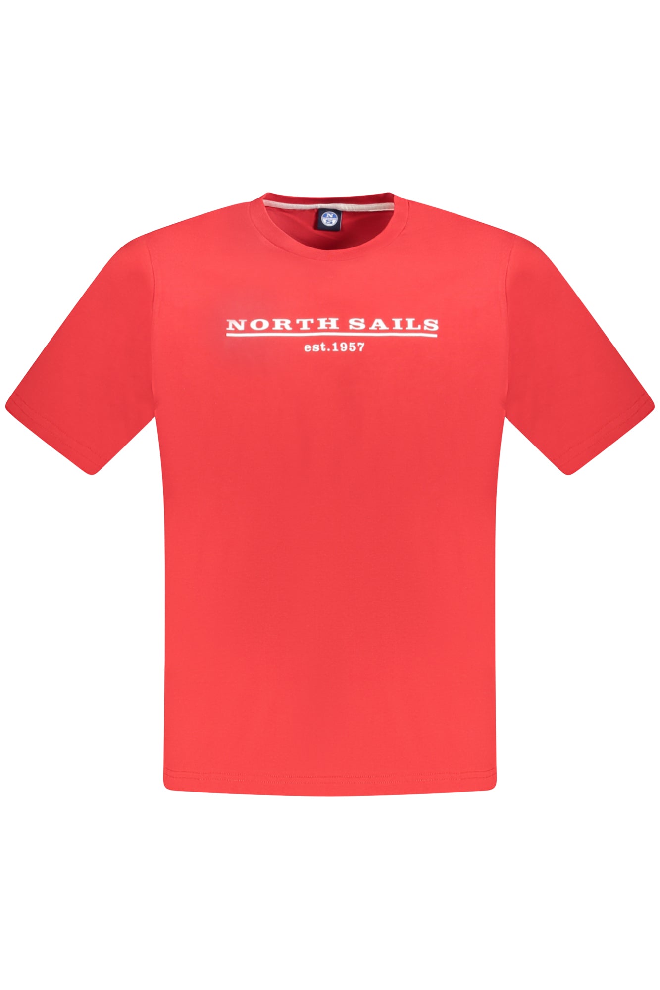 CAMISETA DE MANGA CORTA PARA HOMBRE NORTH SAILS, ROJA 