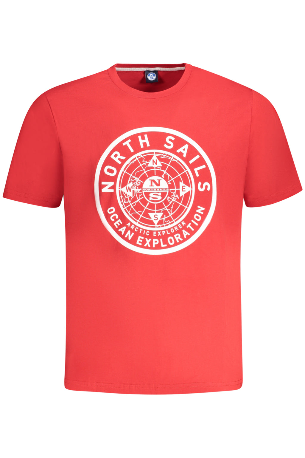 CAMISETA DE MANGA CORTA PARA HOMBRE NORTH SAILS, ROJA 