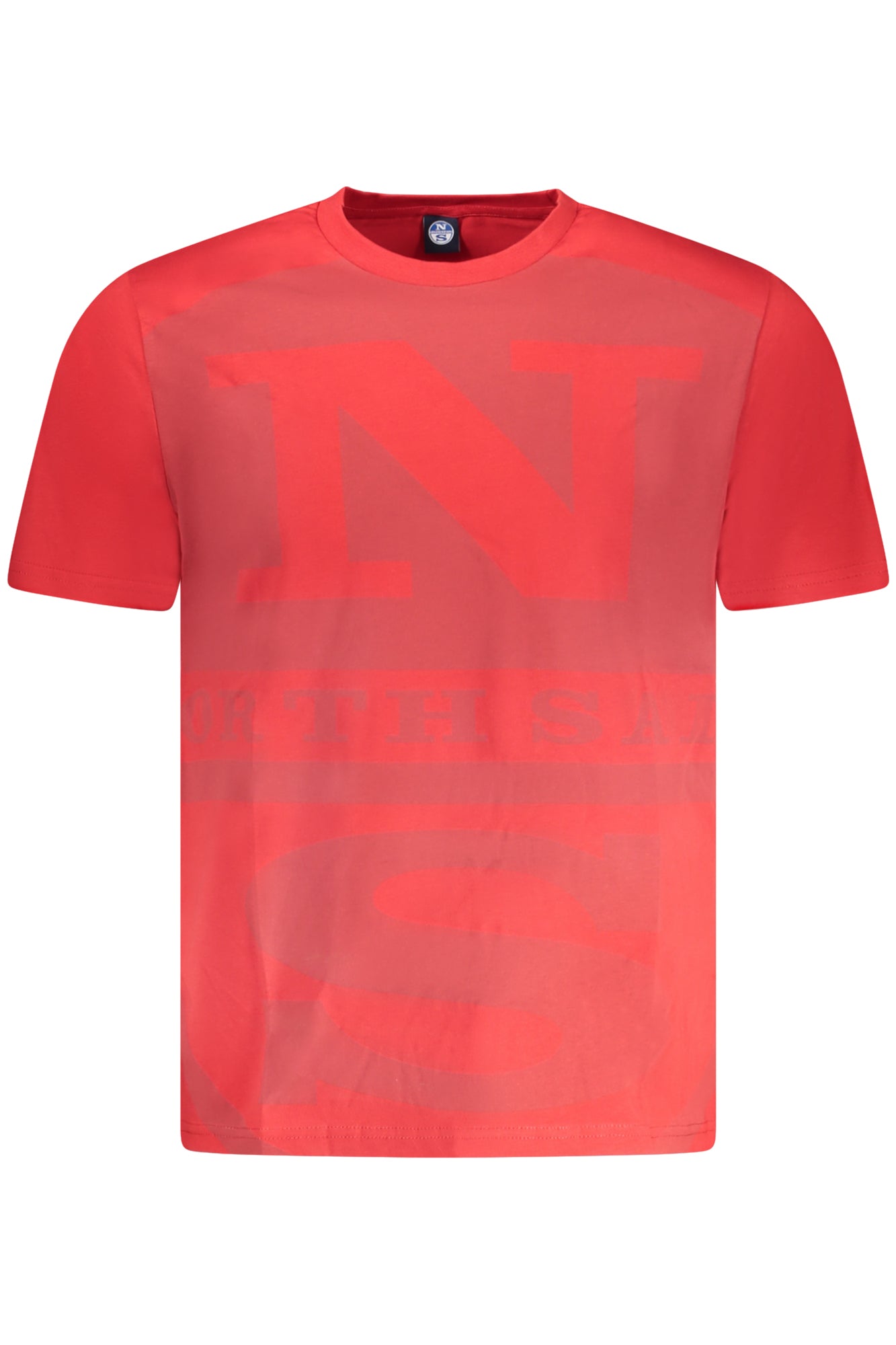 CAMISETA DE MANGA CORTA PARA HOMBRE NORTH SAILS, ROJA 