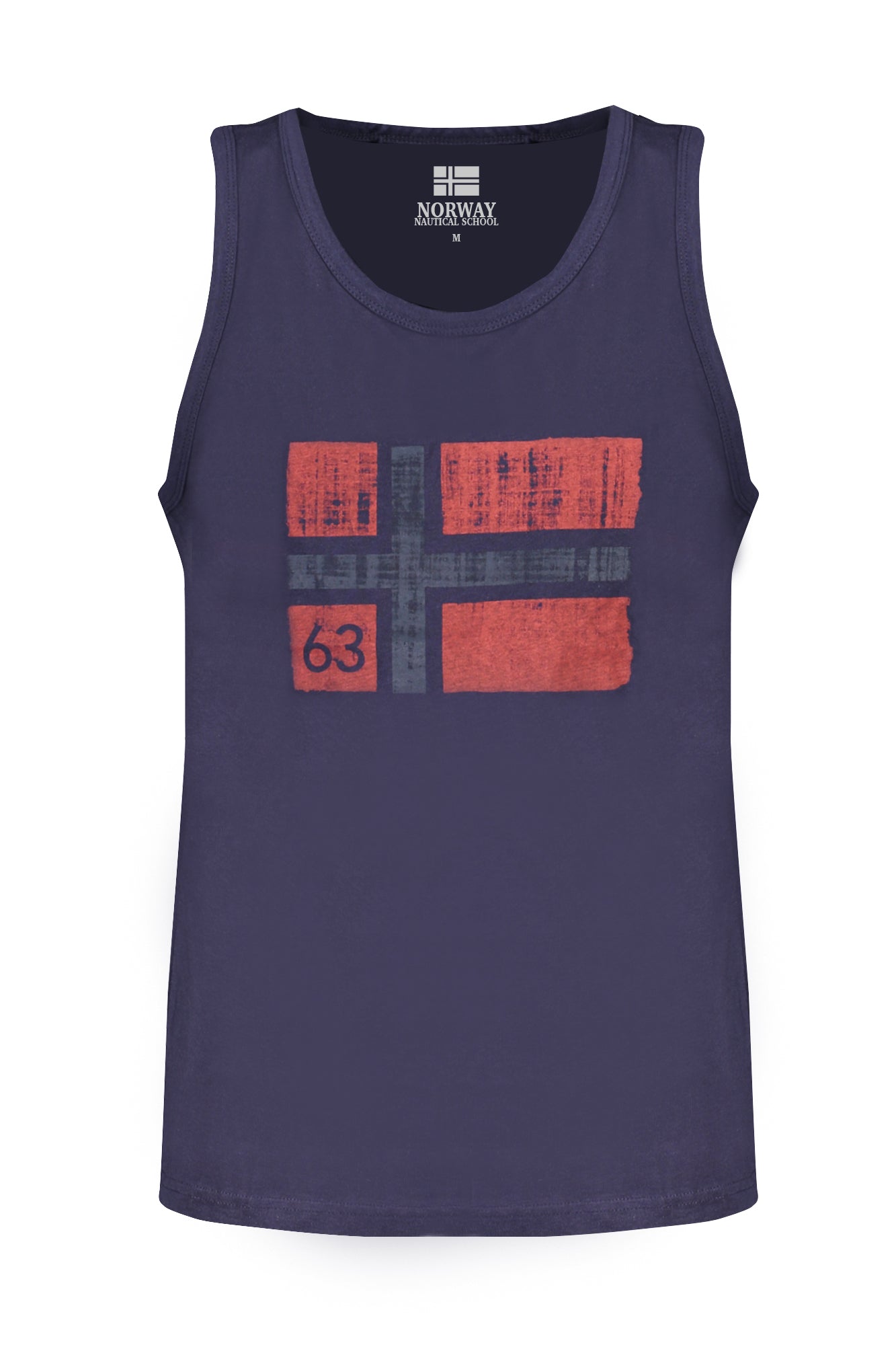 NORWAY 1963 MEN'S BLUE TANK TOP 