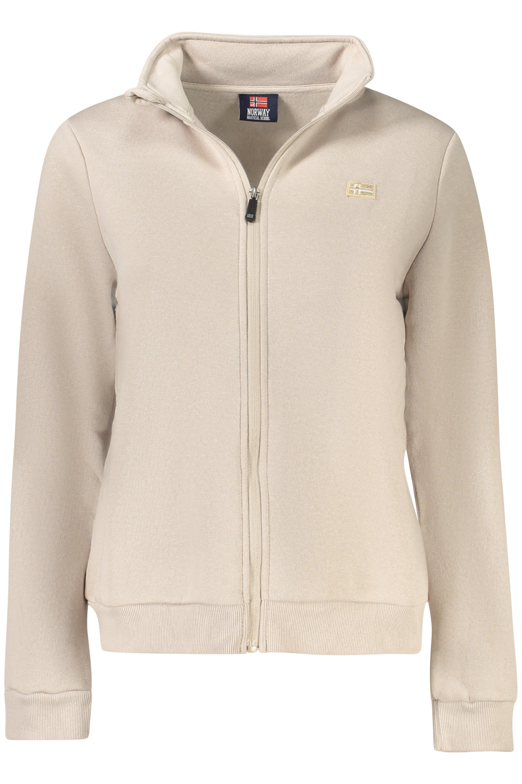 NORWAY 1963 WOMEN'S BEIGE ZIP-UP SWEATSHIRT 
