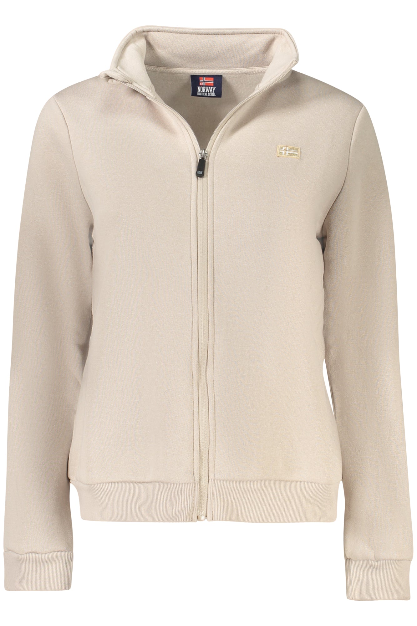 NORWAY 1963 WOMEN'S BEIGE ZIP-UP SWEATSHIRT 