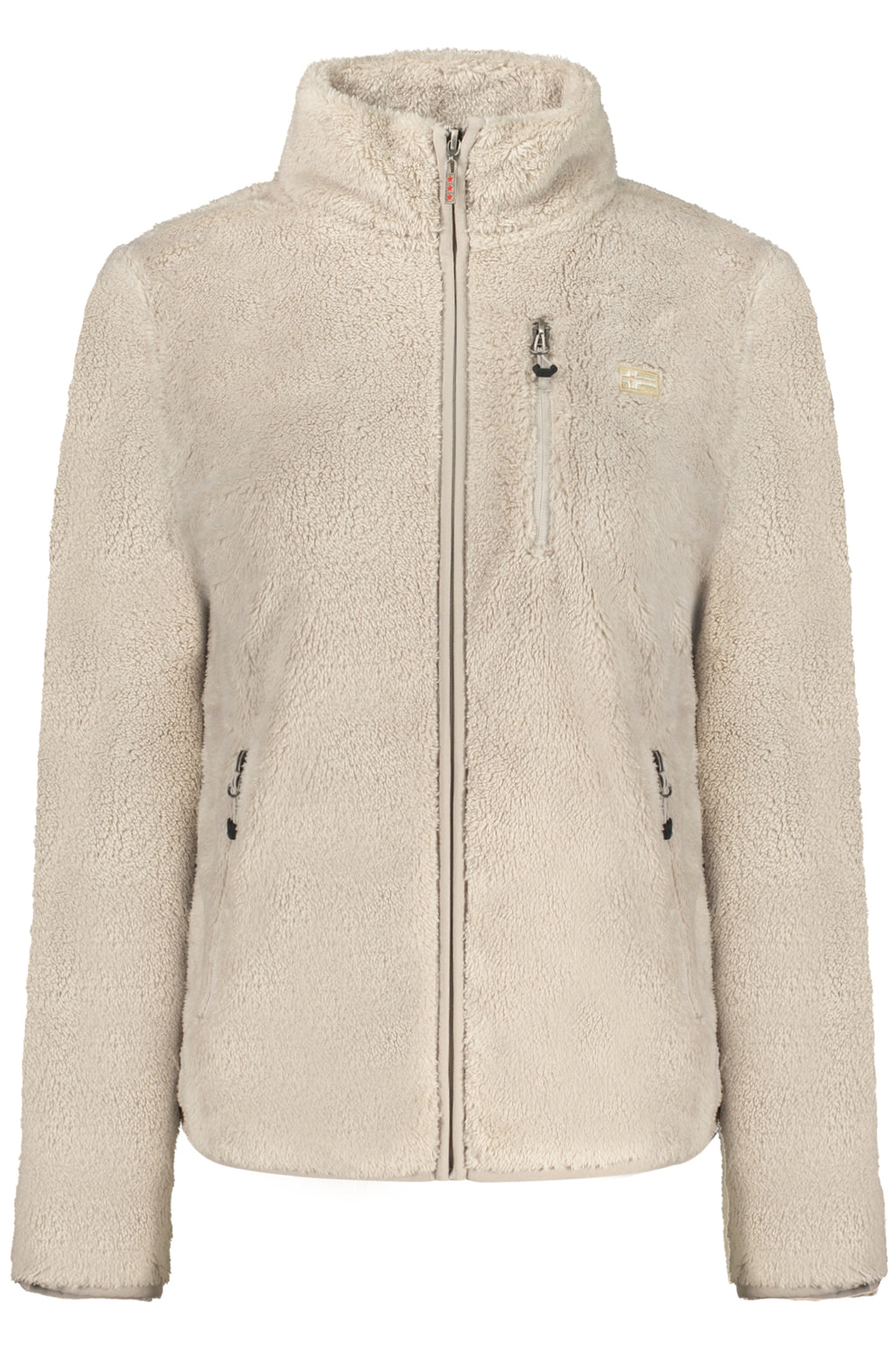 NORUEGA 1963 SUDADERA BEIGE CON CREMALLERA PARA MUJER 