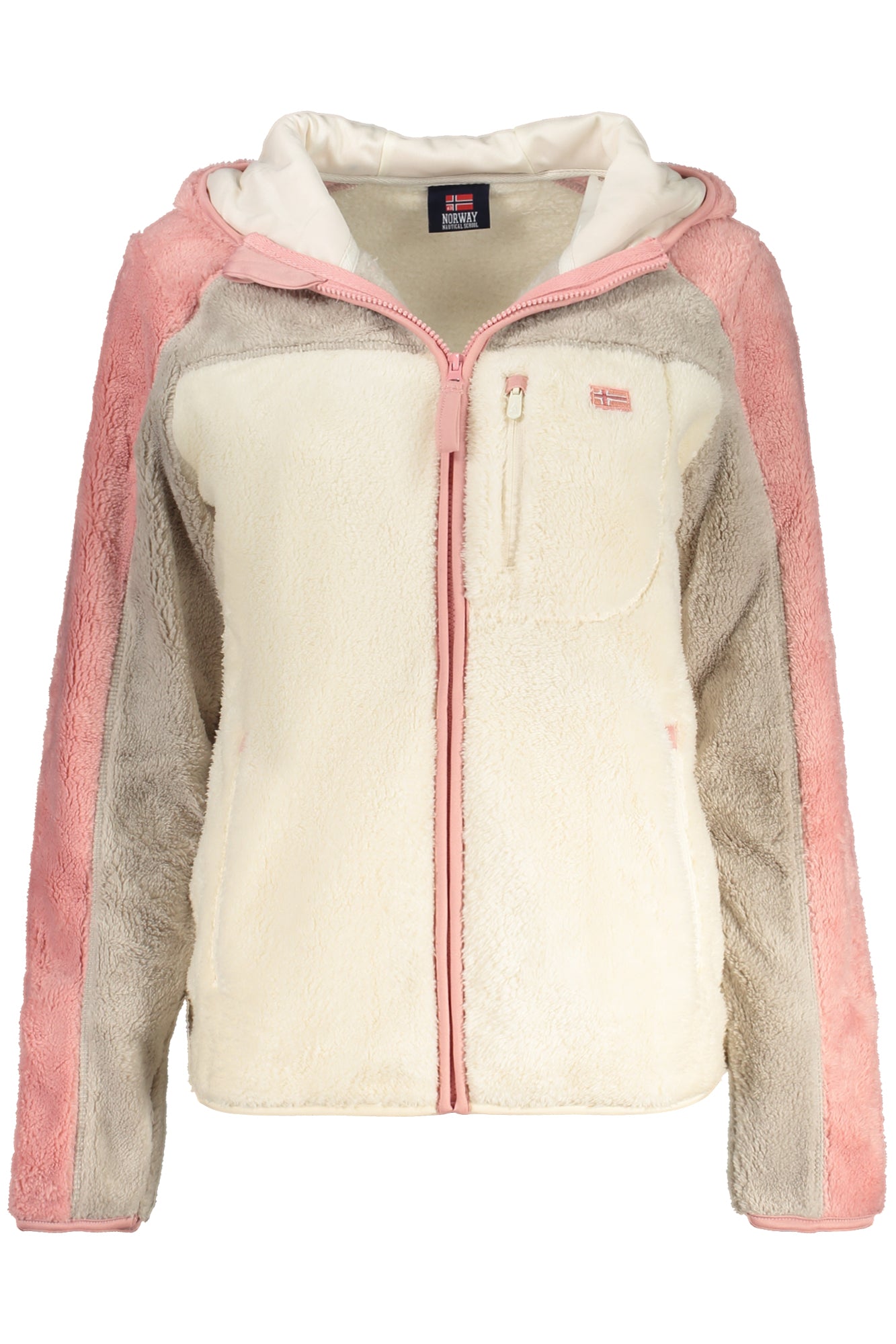 NORWAY 1963 WOMEN'S WHITE ZIP-UP SWEATSHIRT 