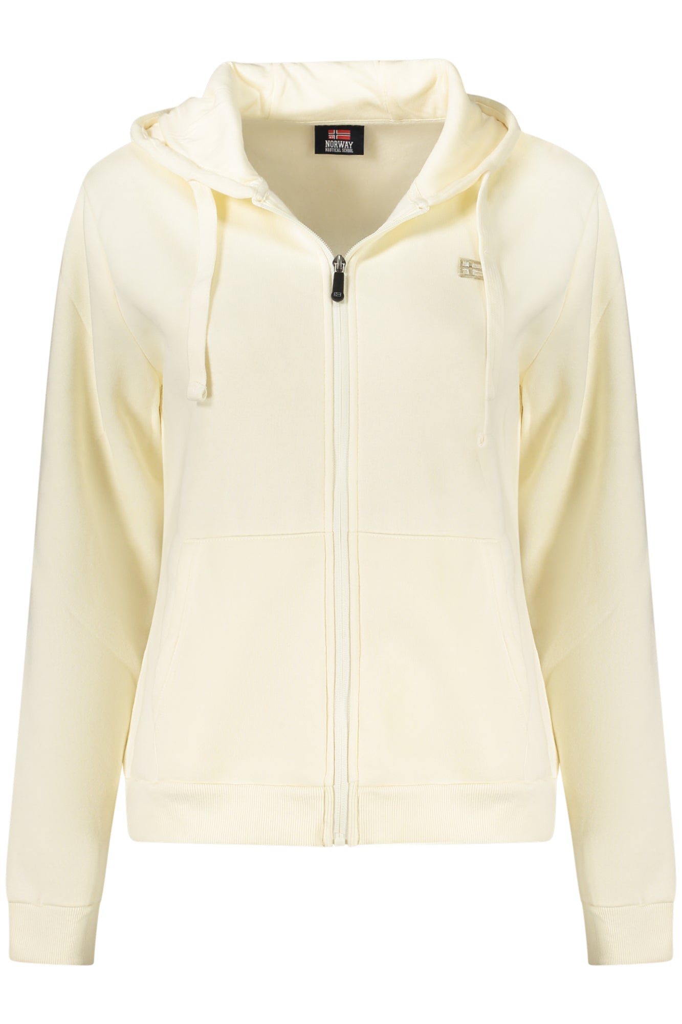 NORWAY 1963 WOMEN'S WHITE ZIP-UP SWEATSHIRT 