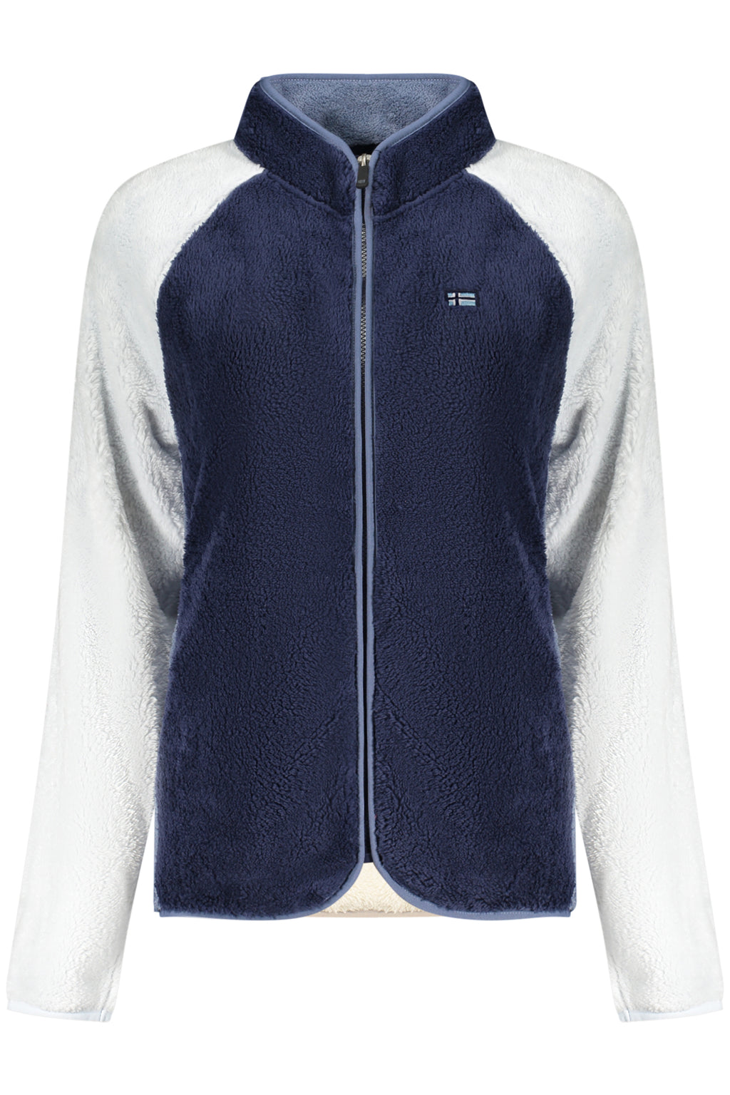 SUDADERA AZUL CON CREMALLERA PARA MUJER NORUEGA 1963 